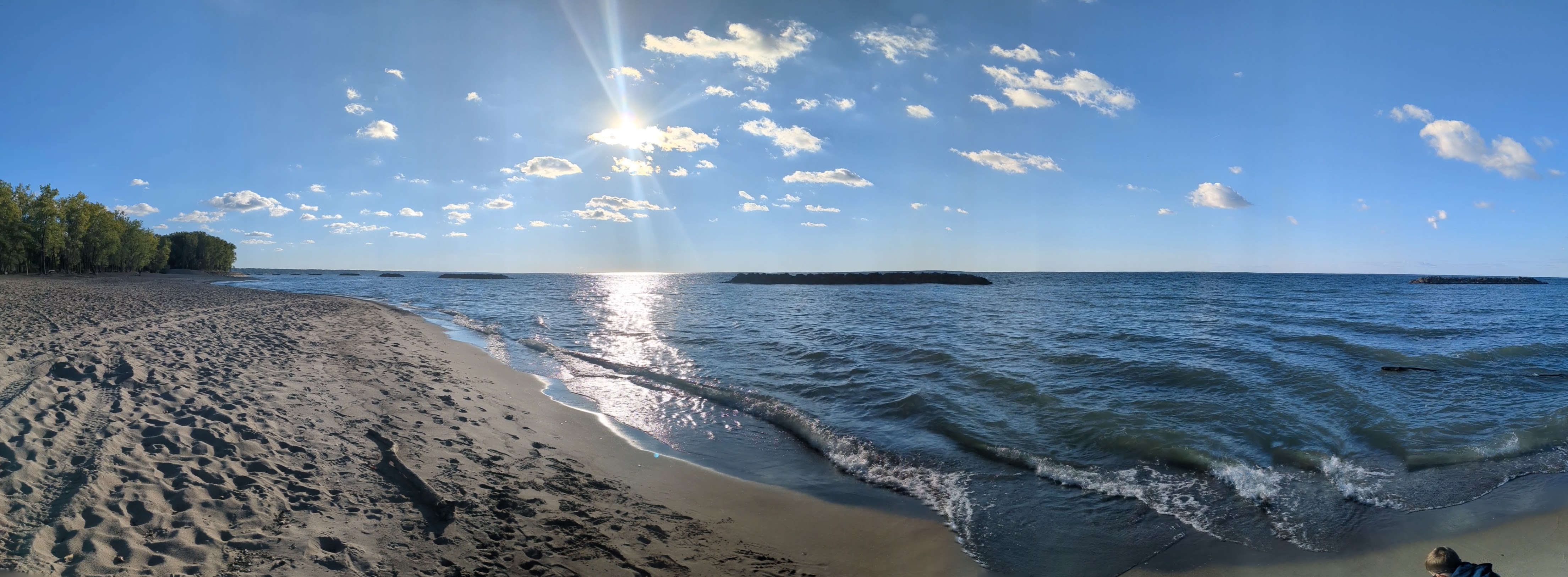 Lake Erie beach and breakers
